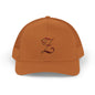 Embroidered 'Z' Snapback Trucker Cap — Vintage Monogram Initial Hat
