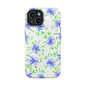 Floral Blue Watercolor Phone Case — Magnetic Impact-Resistant