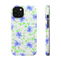 Floral Blue Watercolor Phone Case — Magnetic Impact-Resistant