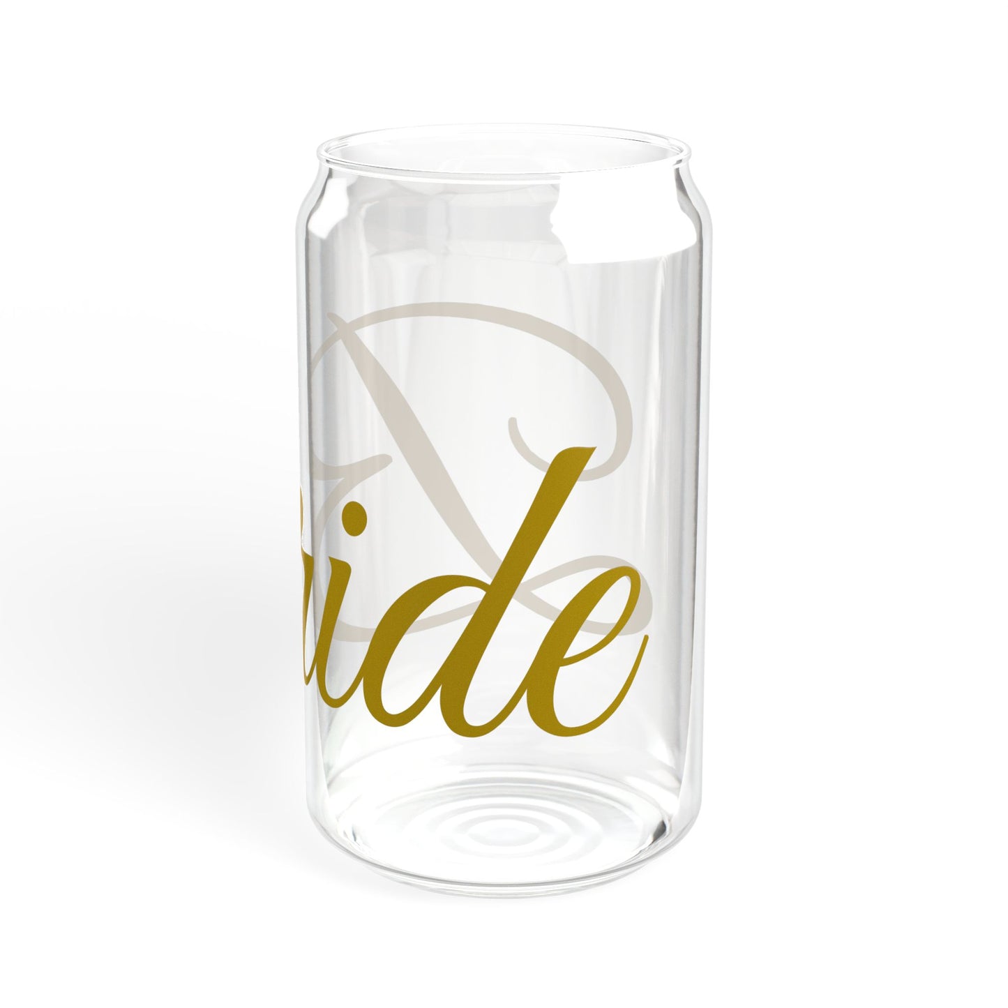 Personalized Sipper Glass, Bride Sipper Cup