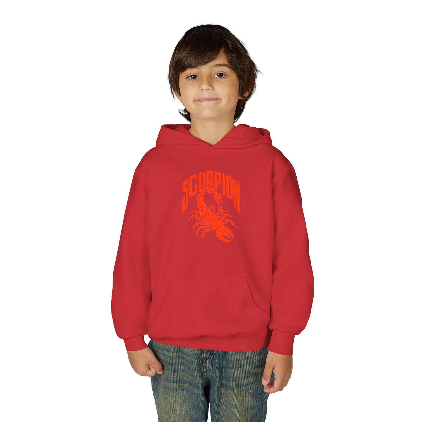Scorpion Graphic Youth Hoodie | Red Scorpion Design