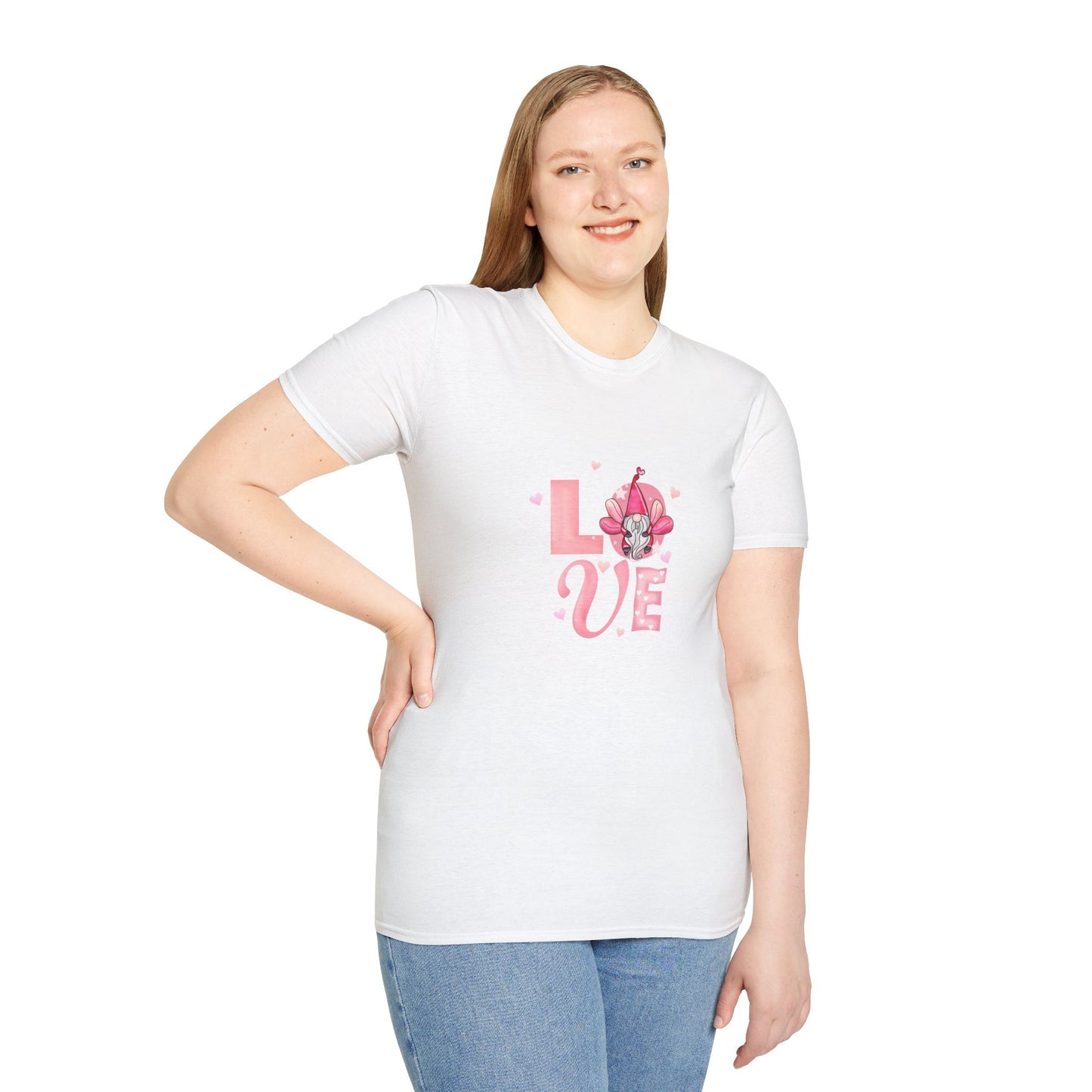 Love Cherry Blossom T-Shirt — Pink Floral "LOVE" Graphic Tee
