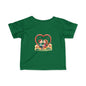 Infant Tee — Cute Heart Kids Valentine Design