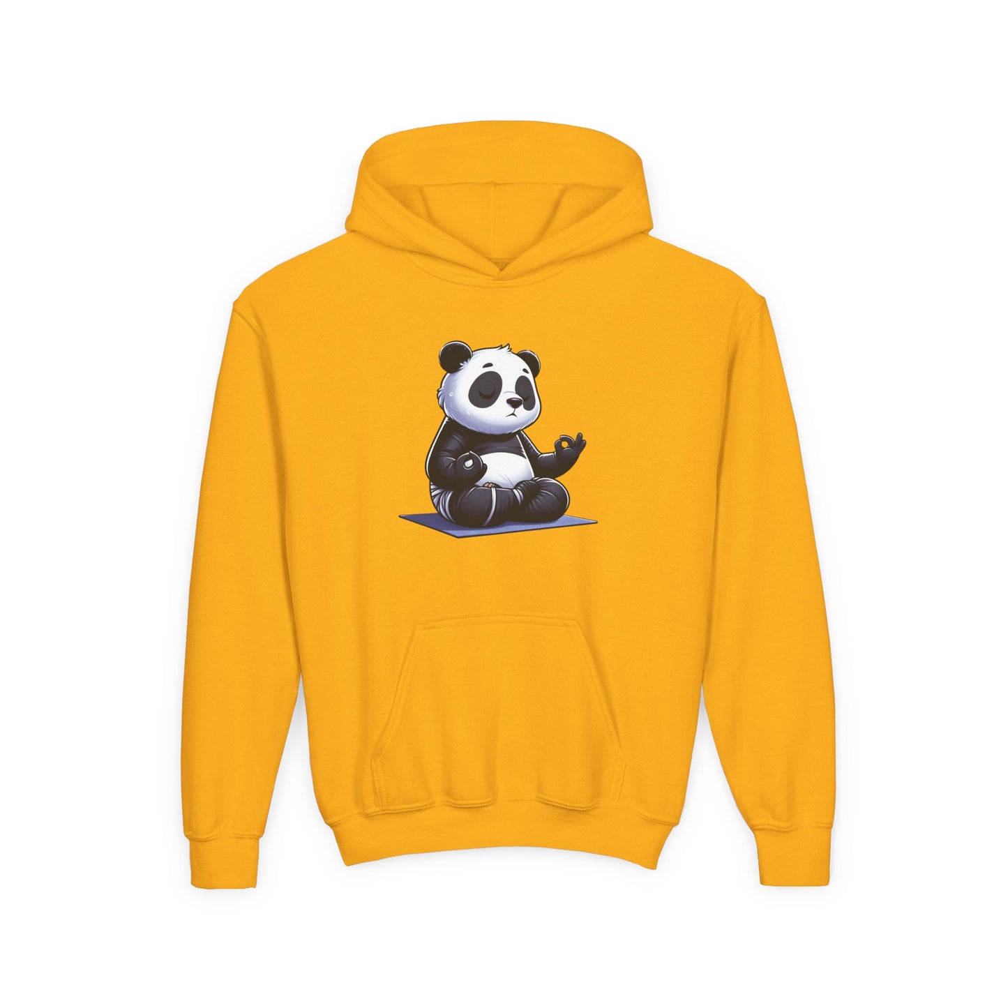 Kids Panda Yoga Hoodie — Cute Meditating Panda Sweatshirt for Children