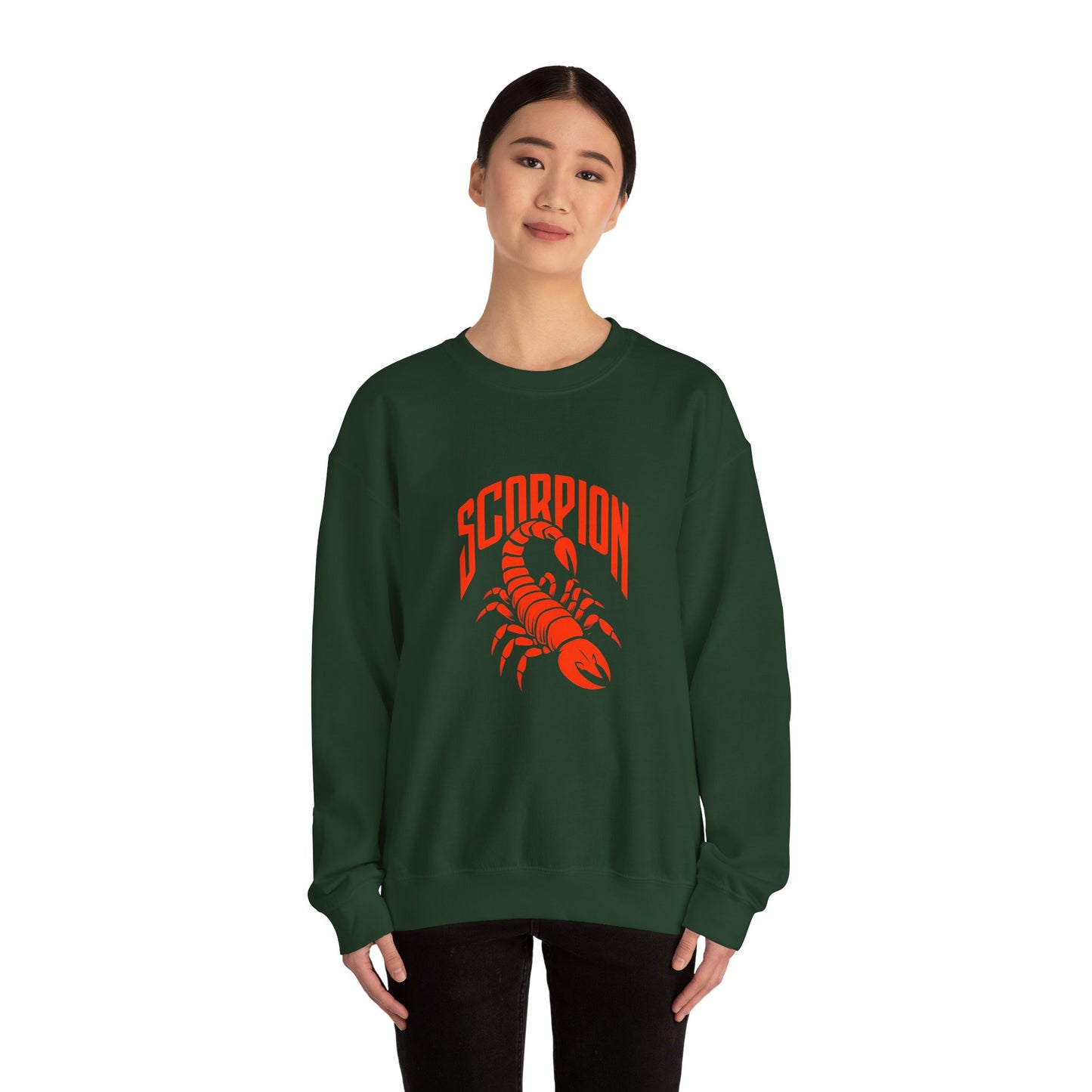 Scorpion Graphic Sweatshirt — Bold Zodiac Scorpion Crewneck