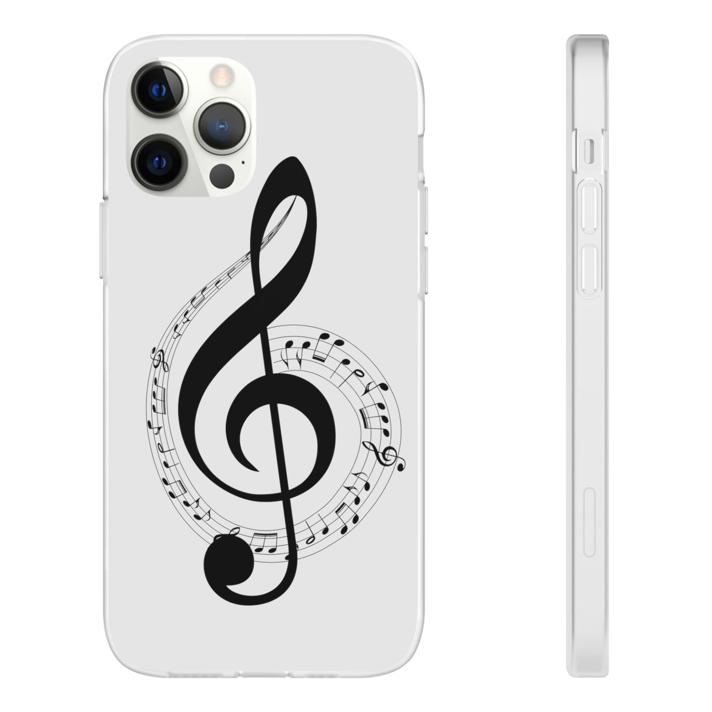 Phone Case — Musical Treble Clef Design