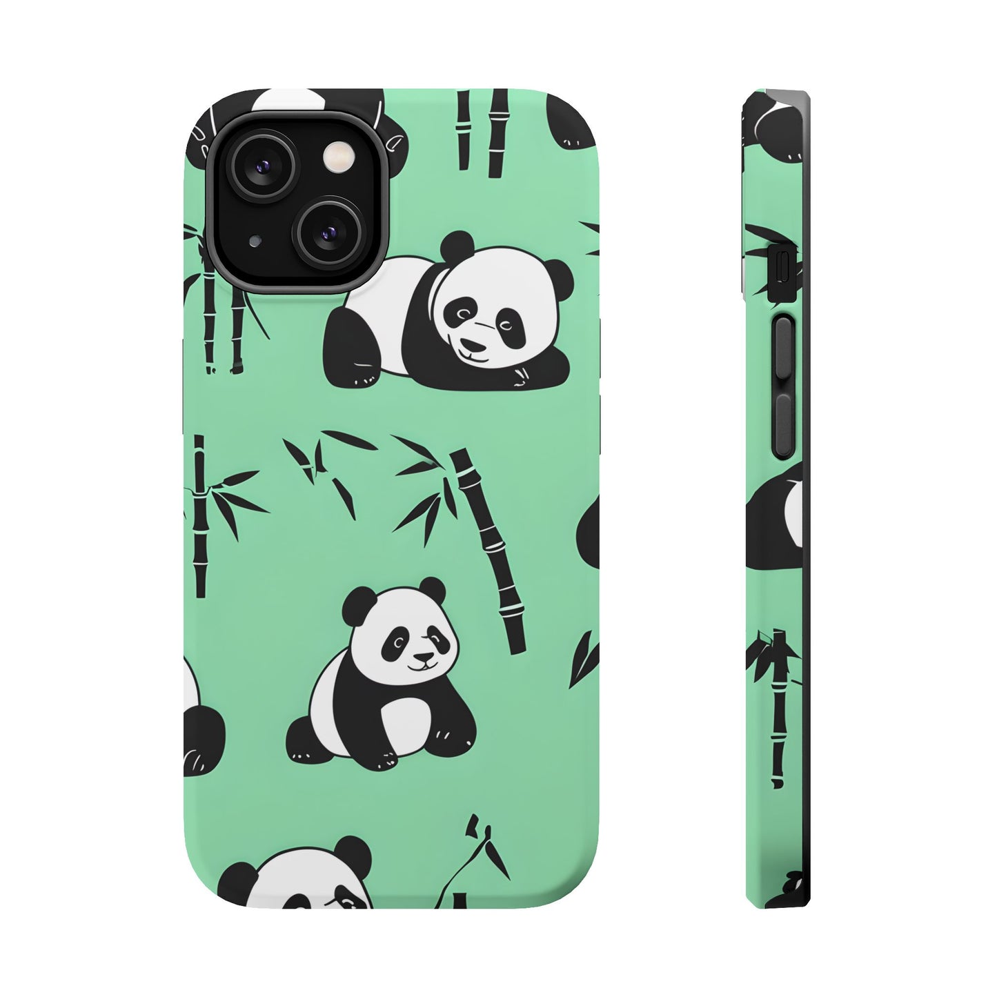 Panda Bamboo Magnetic Impact-Resistant Phone Case