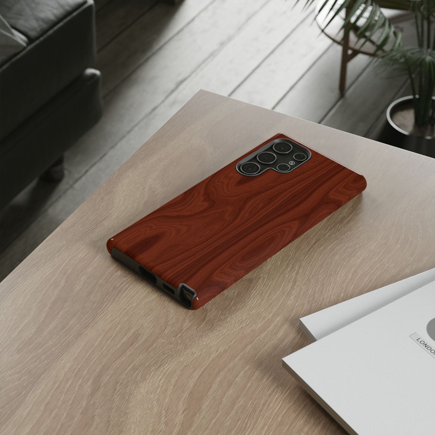Wood Grain Phone Case, Natural Look, Tough Cases, Durable Protection, Unique Gift for Him or Her, Stylish Accessory