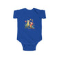 Baby Bodysuit — Cute Parrot & Sloth Love Graphic Infant Onesie