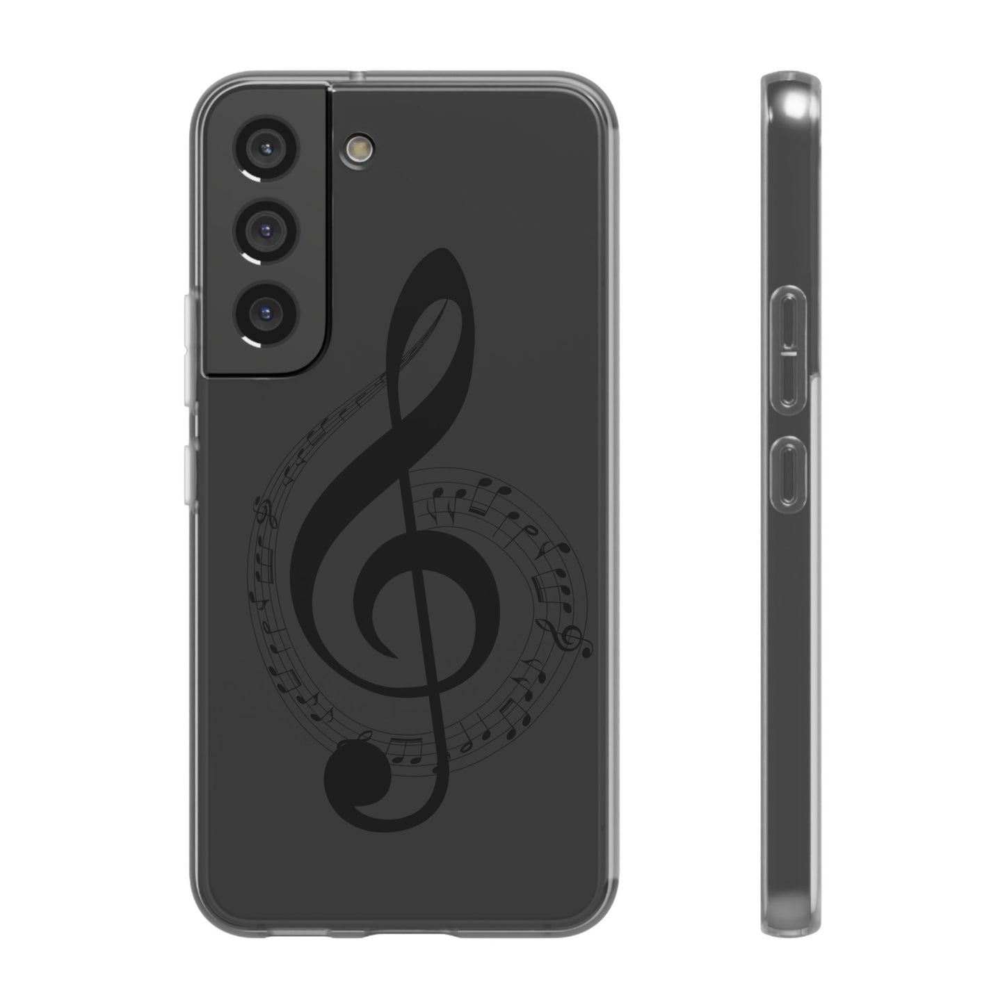 Phone Case — Musical Treble Clef Design