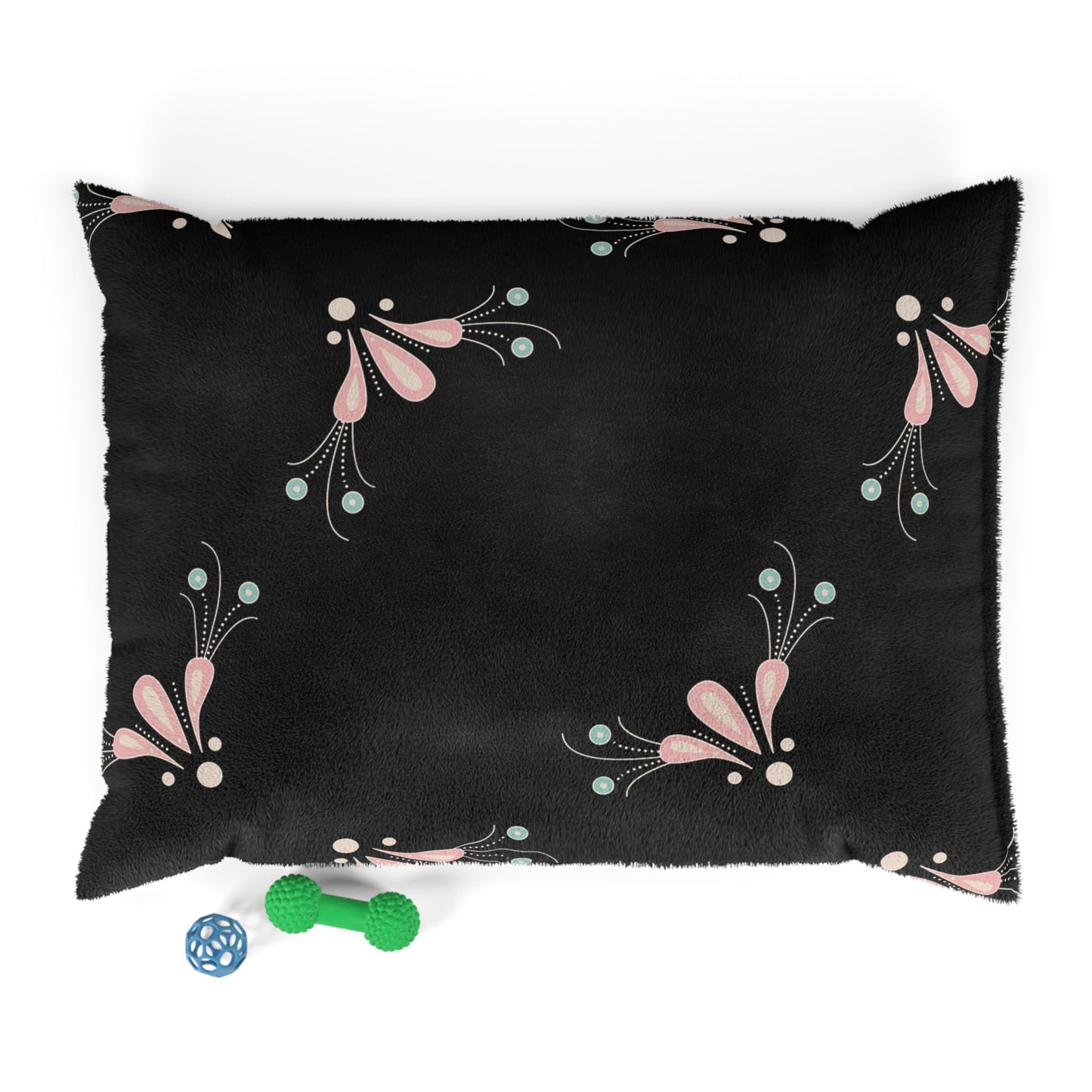 Floral Pet Bed, Cozy Dog Bed, Cat Bed for Relaxation, Stylish Pet Accessory, Comfortable Pet Sleeping Place