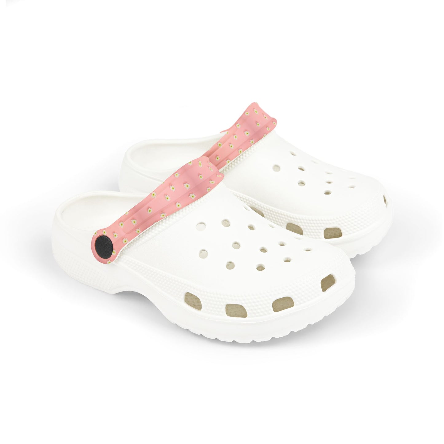 Kid's Floral Pink EVA Foam Clogs, Fun Summer Footwear, Comfortable Play Shoes, Lightweight Garden Slip-Ons, Perfect for Outdoor Adventures