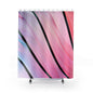 Abstract Pink Flow Shower Curtain, Modern Bathroom Decor, Stylish Water-Resistant Curtain, Gift for Homeowners