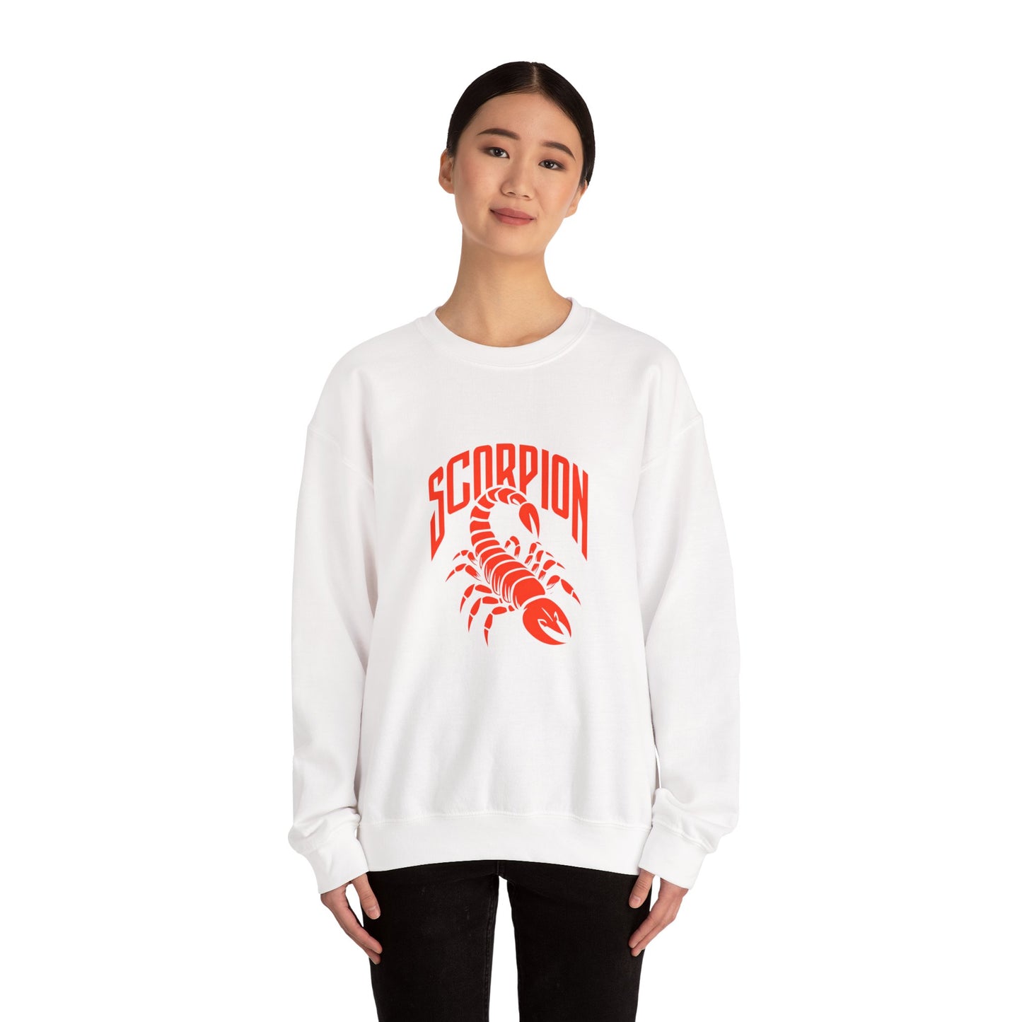 Scorpion Graphic Sweatshirt — Bold Zodiac Scorpion Crewneck
