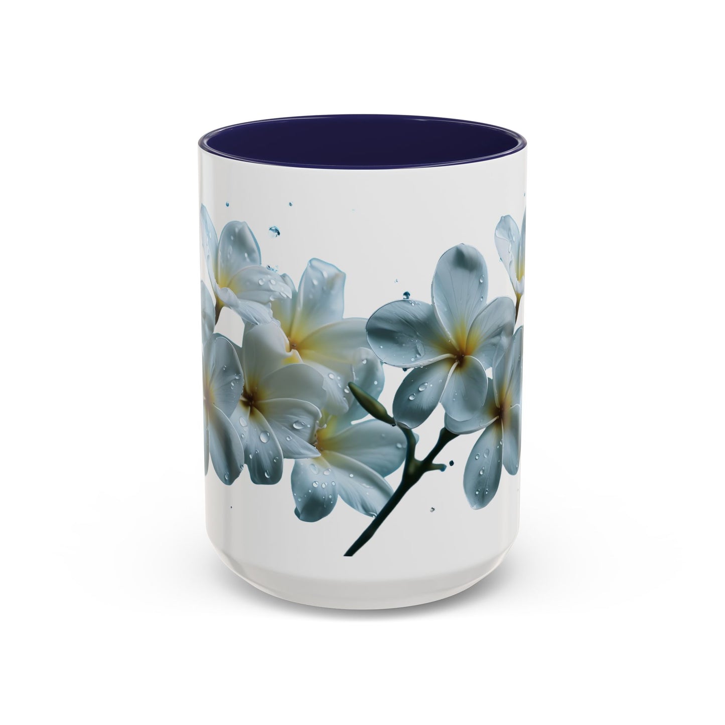Floral Accent Coffee Mug