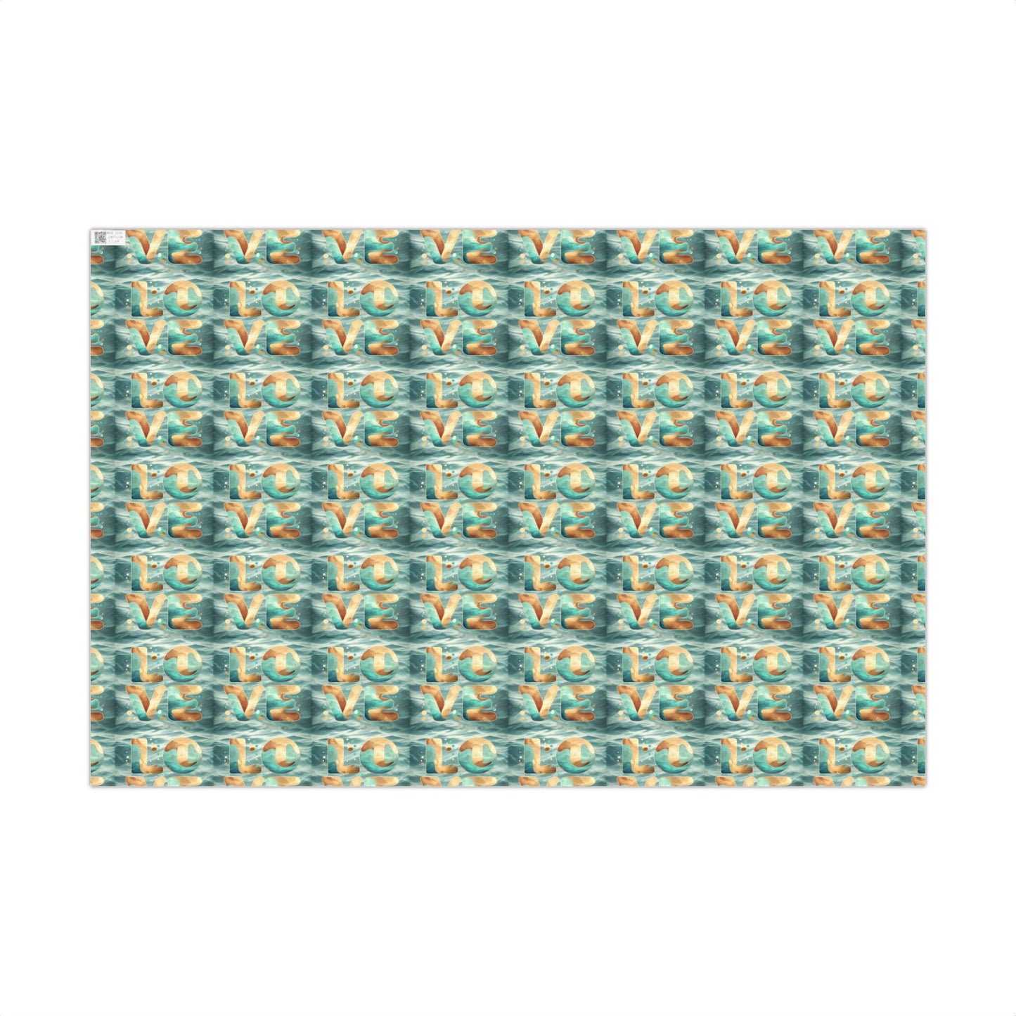 Love Swans Gift Wrap Paper — Romantic Watercolor Wrapping Paper for Weddings, Anniversaries & Valentine’s