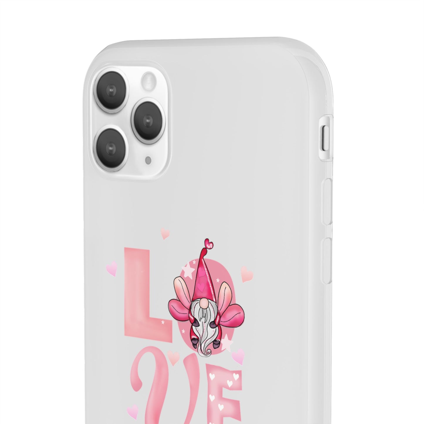 Love Gnome Phone Case — Cute Pink Valentine Flexi Case