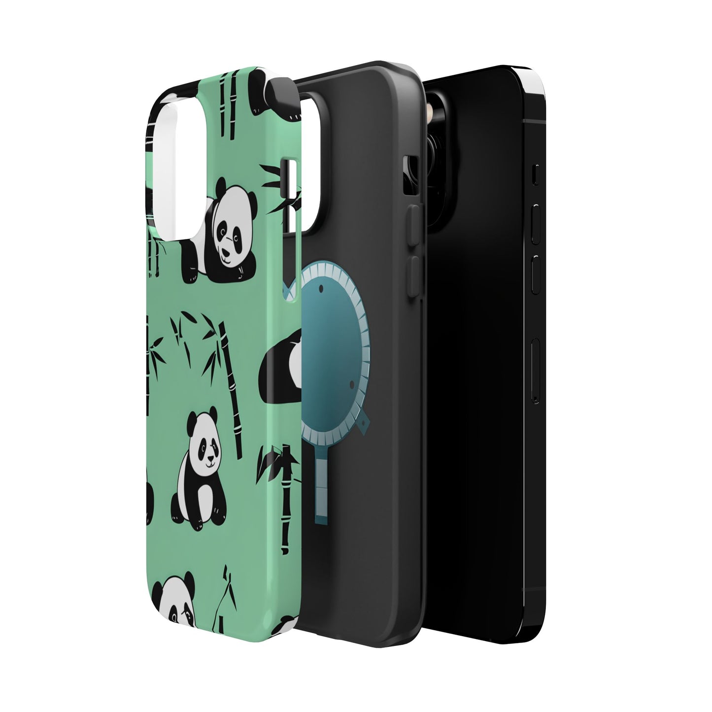 Panda Bamboo Magnetic Impact-Resistant Phone Case