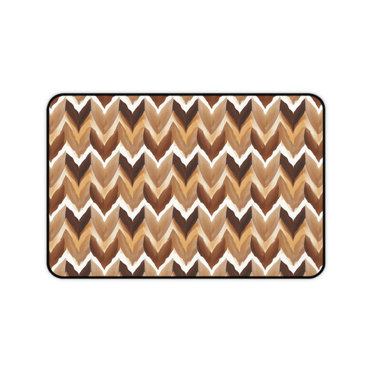 Stylish Geometric Desk Mat - Modern Office Decor for Workspace