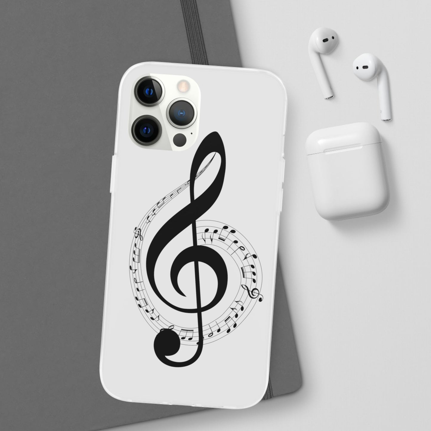 Phone Case — Musical Treble Clef Design