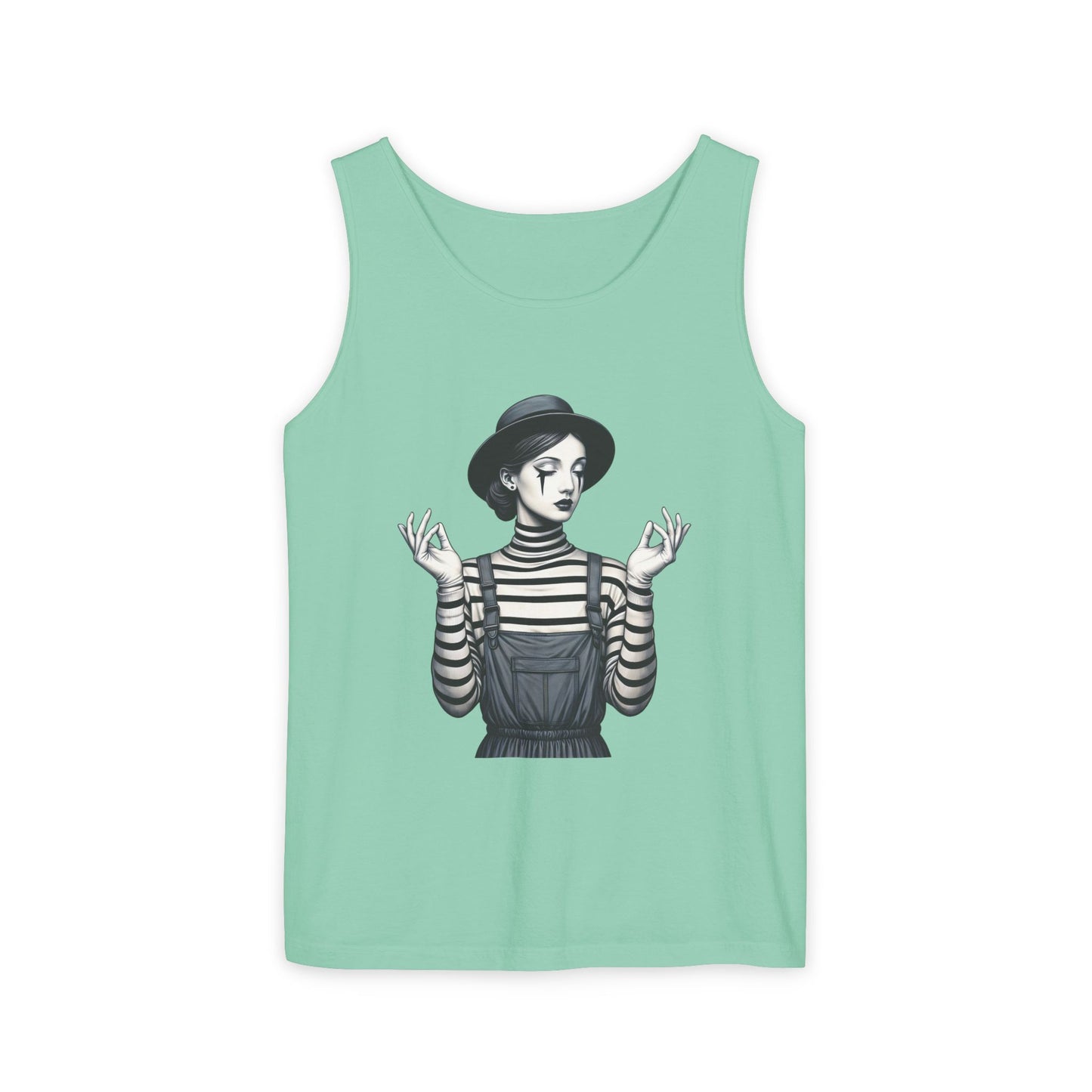 Bohemian Chic Tank Top with Artistic Print, Casual Summer Wear