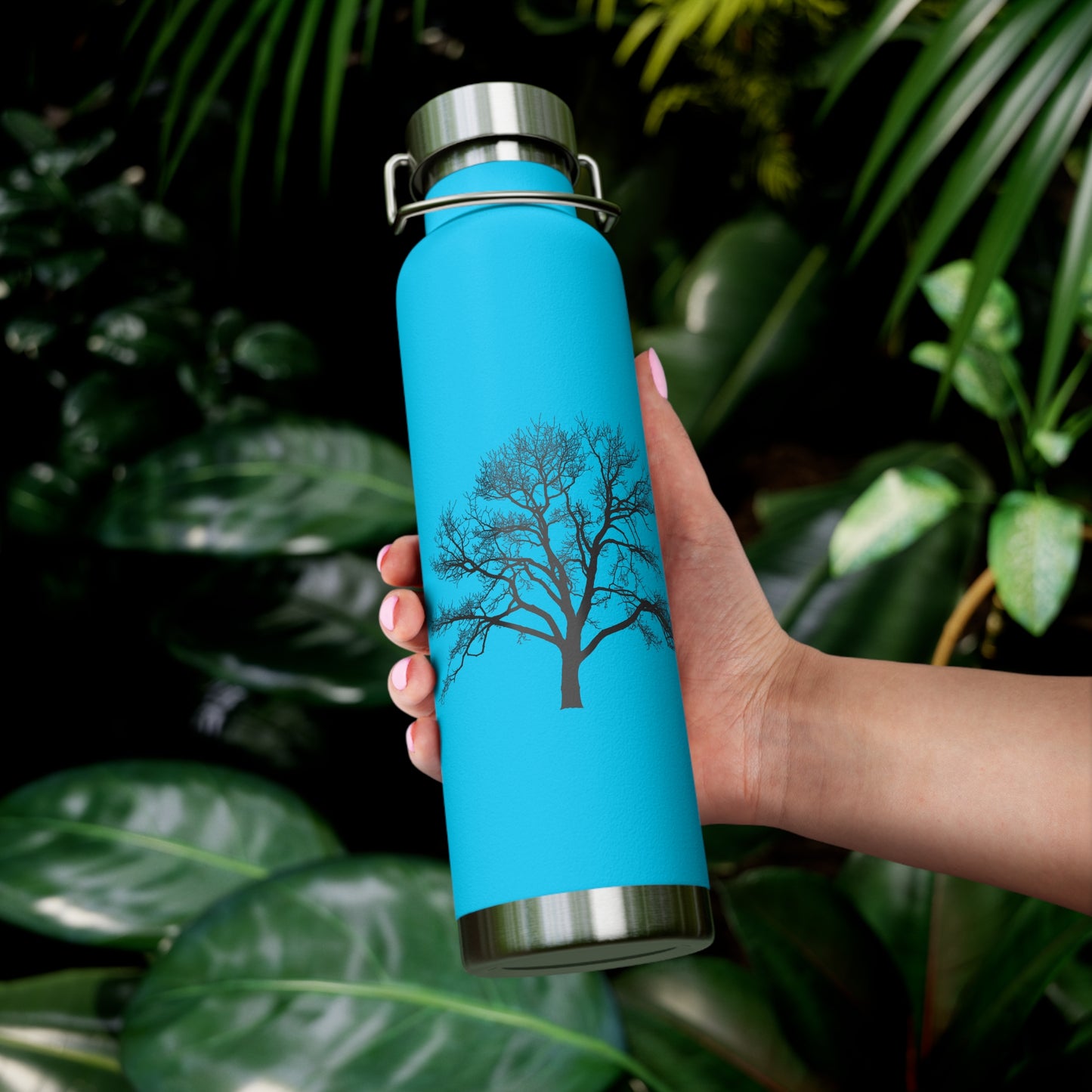 Elegant Tree Design Water Bottle, Eco-Friendly Travel Mug, Insulated Flask, Unique Gift for Nature Lovers, Outdoor Adventure Essential