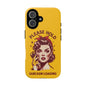 Phone Case - "Please Hold, Sarcasm Loading" Retro Pin-Up Tough Case