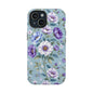 Floral Purple Peony Phone Case — Magnetic Impact‑Resistant Protective Cover