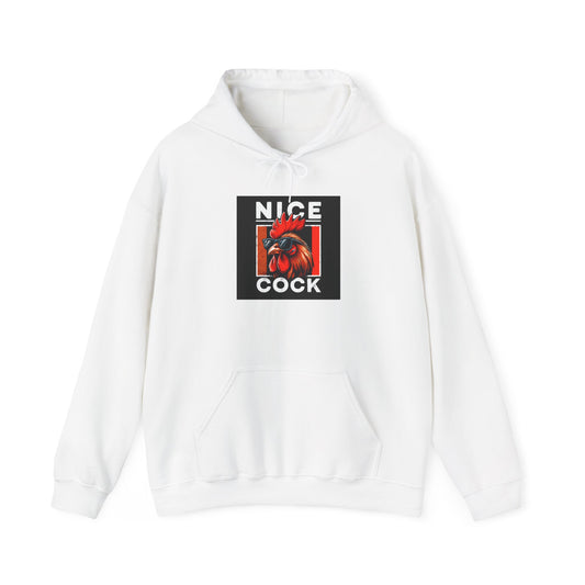 Rooster Graphic Hoodie – "Nice Cock" Bold Farmhouse Pullover