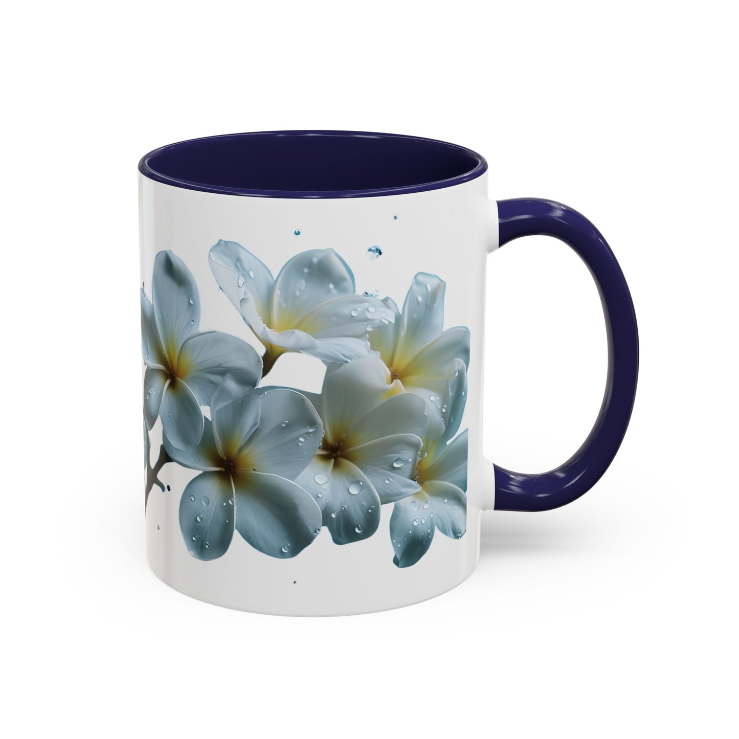 Floral Accent Coffee Mug