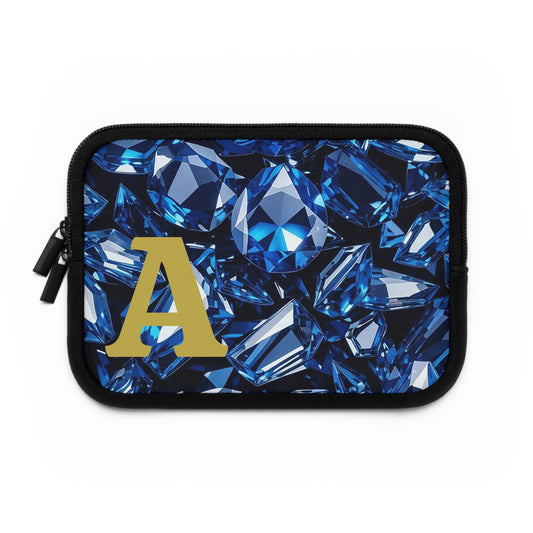 Personalized Jewel Print Laptop Sleeve | Laptop Case for Gifts, Tech Accessories, Office Decor, Customizable Laptop Sleeve
