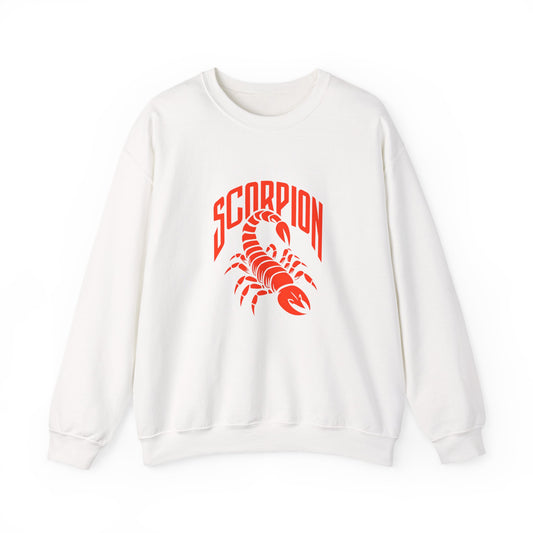 Scorpion Graphic Sweatshirt — Bold Zodiac Scorpion Crewneck
