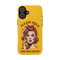 Phone Case - "Please Hold, Sarcasm Loading" Retro Pin-Up Tough Case