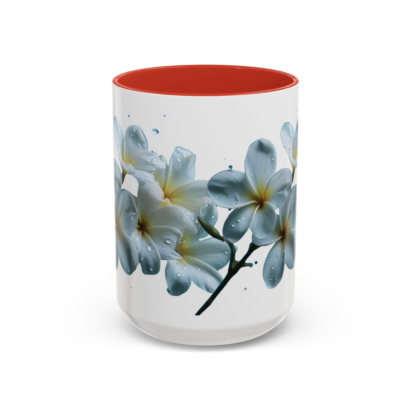 Floral Accent Coffee Mug