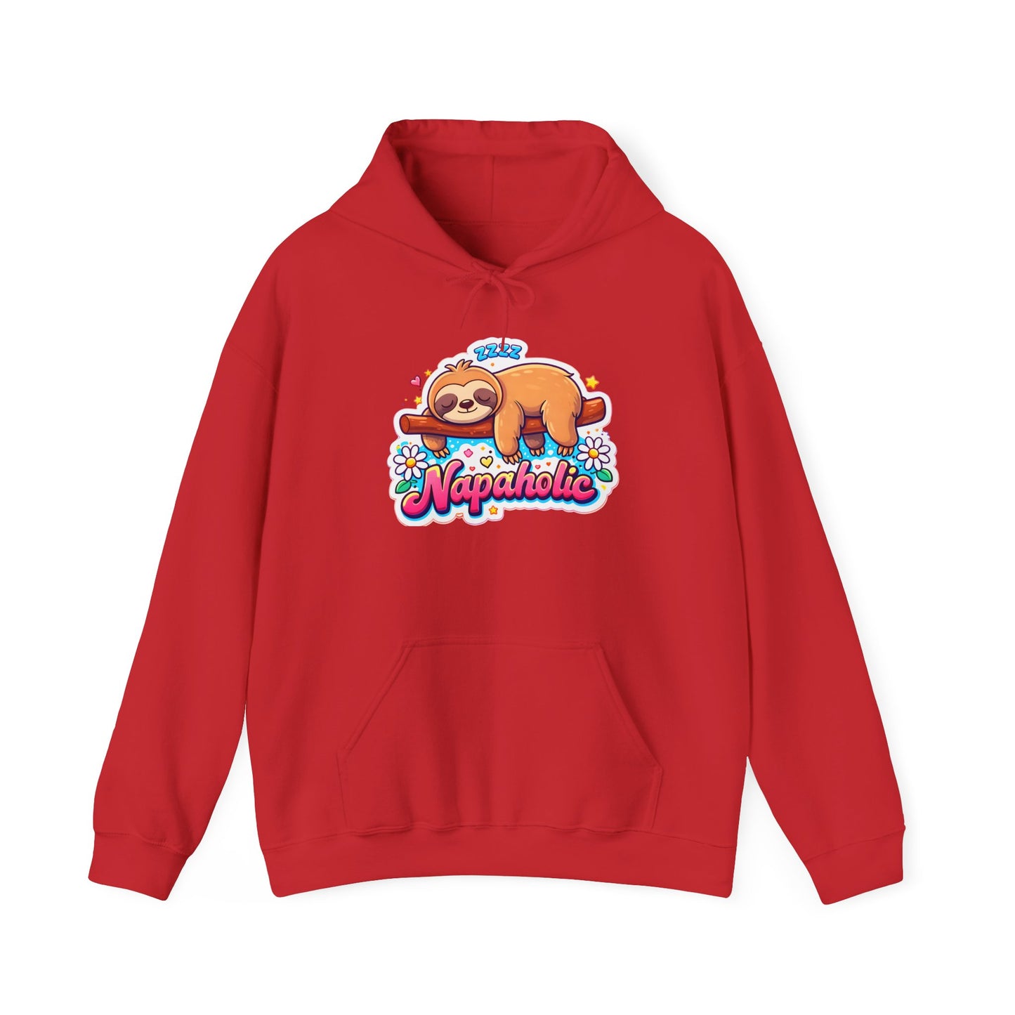 Napaholic Sloth Hoodie — Cute Sleepy Sloth Graphic Sweatshirt