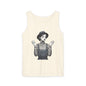 Bohemian Chic Tank Top with Artistic Print, Casual Summer Wear