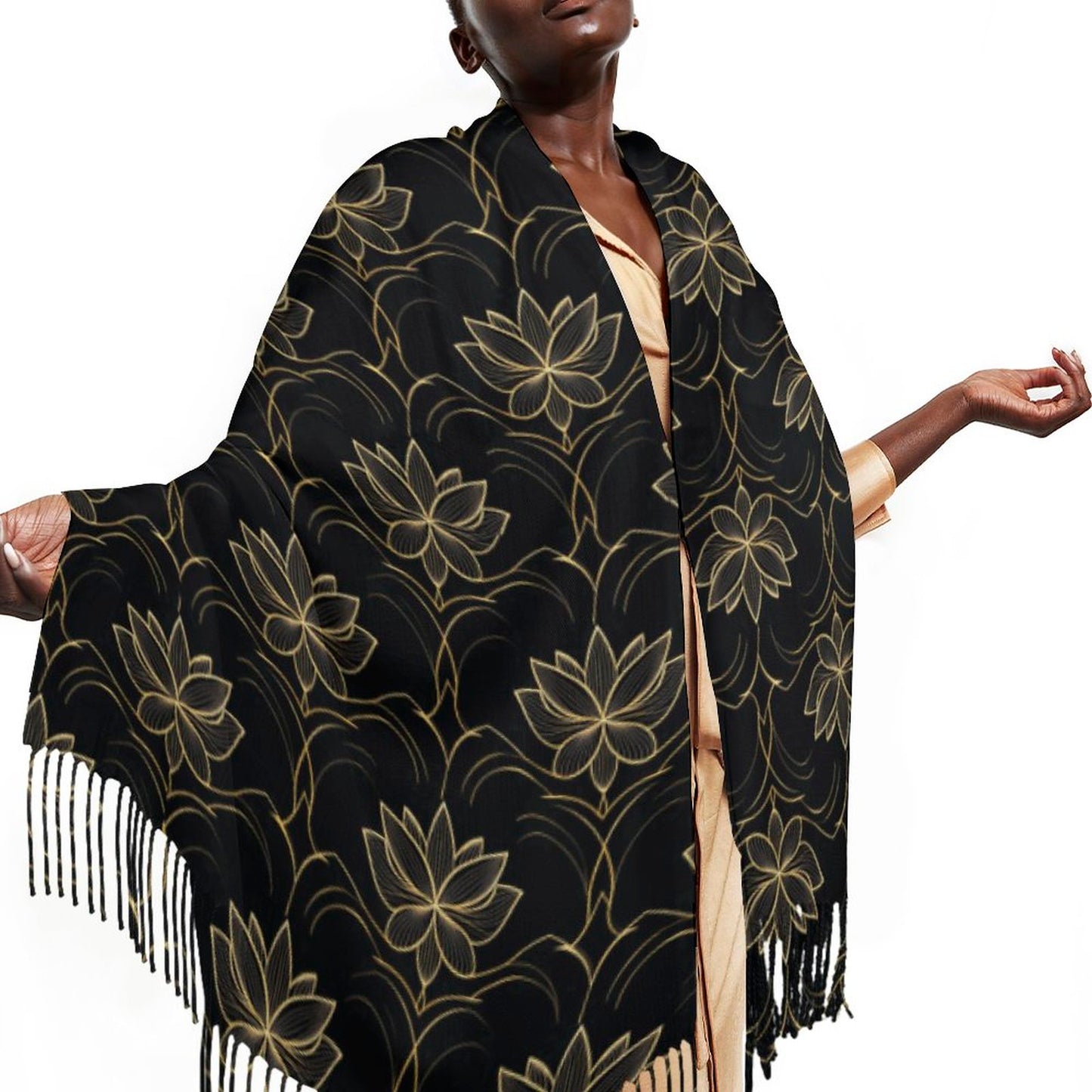 Cashmere-like Tassel Scarf