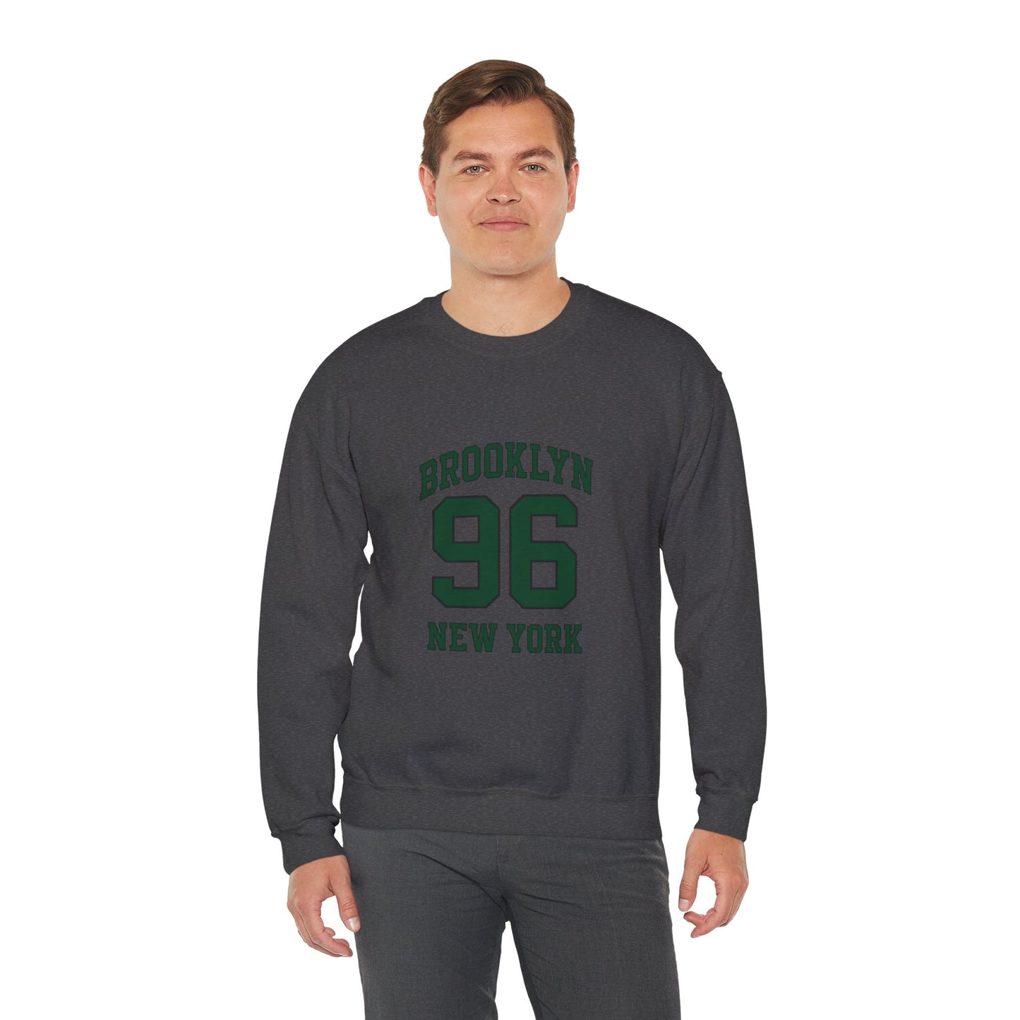 Crewneck Sweatshirt - Brooklyn 96 New York Vintage Athletic Pullover