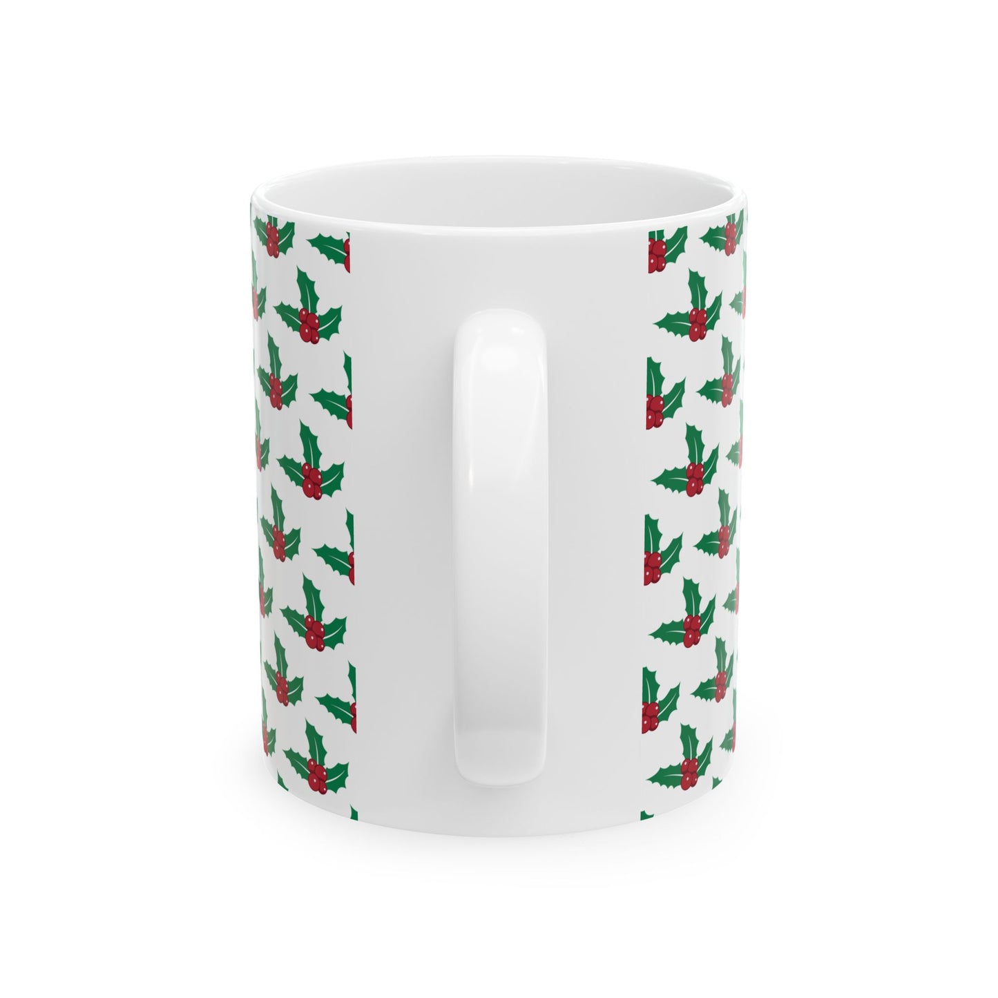 Festive Santa Ceramic Mug, Holiday Coffee Cup Gift, Christmas Decor, Seasonal Drinkware, Cute Santa Claus Mug, 11oz or 15oz