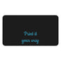 Customizable Desk Mat – "Print it your way" Black Mouse Pad Office Desk Protector