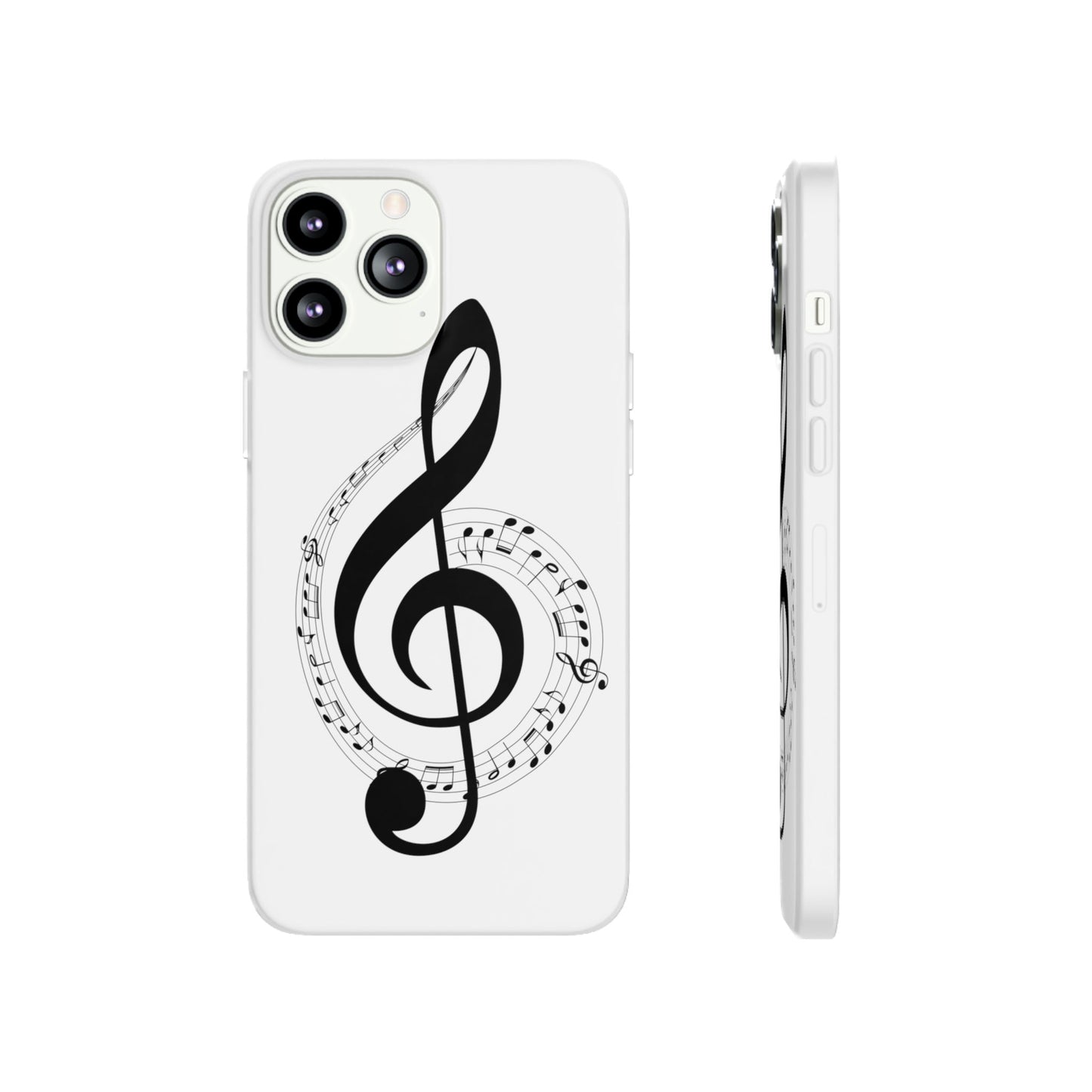 Phone Case — Musical Treble Clef Design