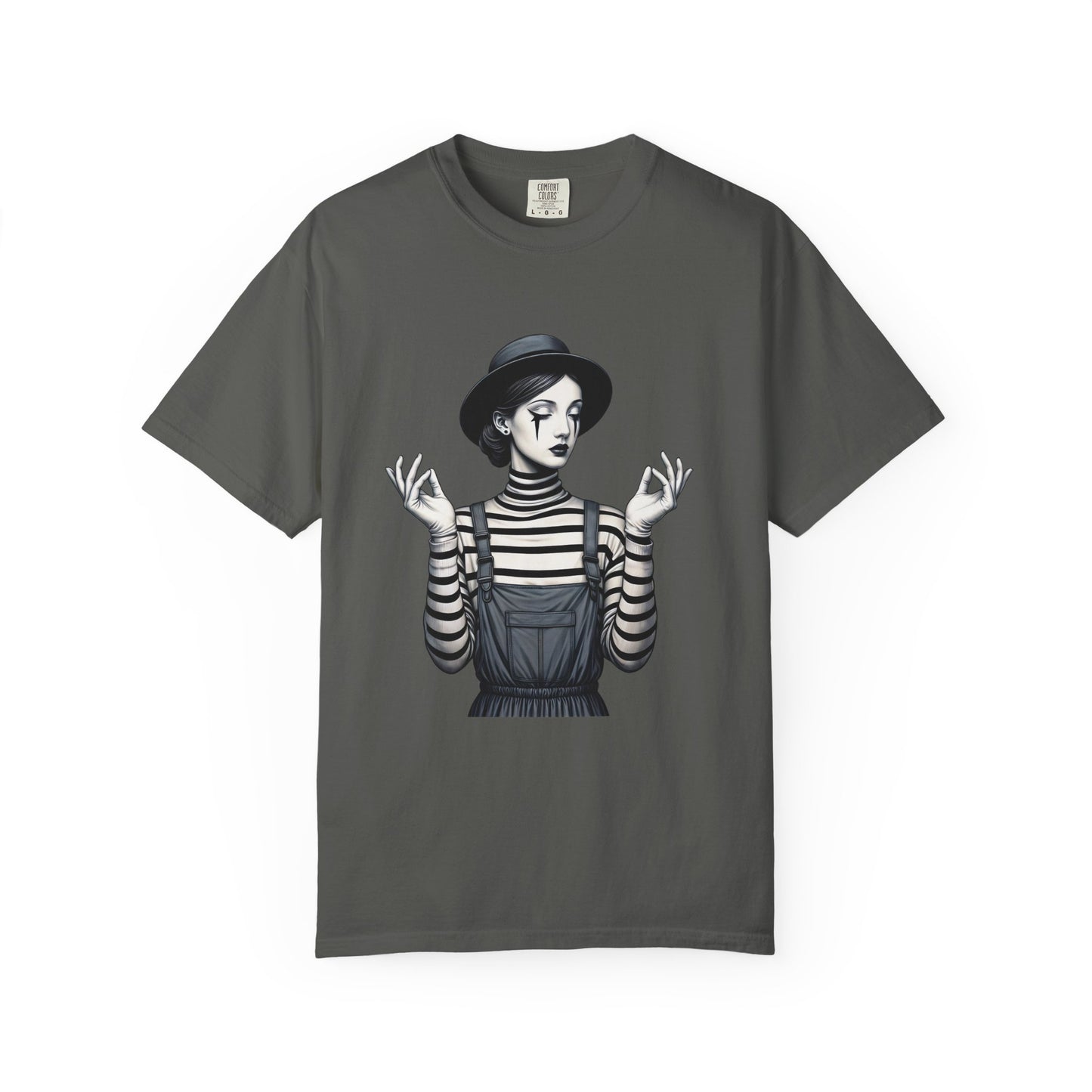 Gothic Striped Graphic Unisex T-Shirt, Edgy Casual Wear