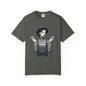 Gothic Striped Graphic Unisex T-Shirt, Edgy Casual Wear