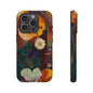Floral Pansy Tough Phone Case — Vintage Botanical Protection