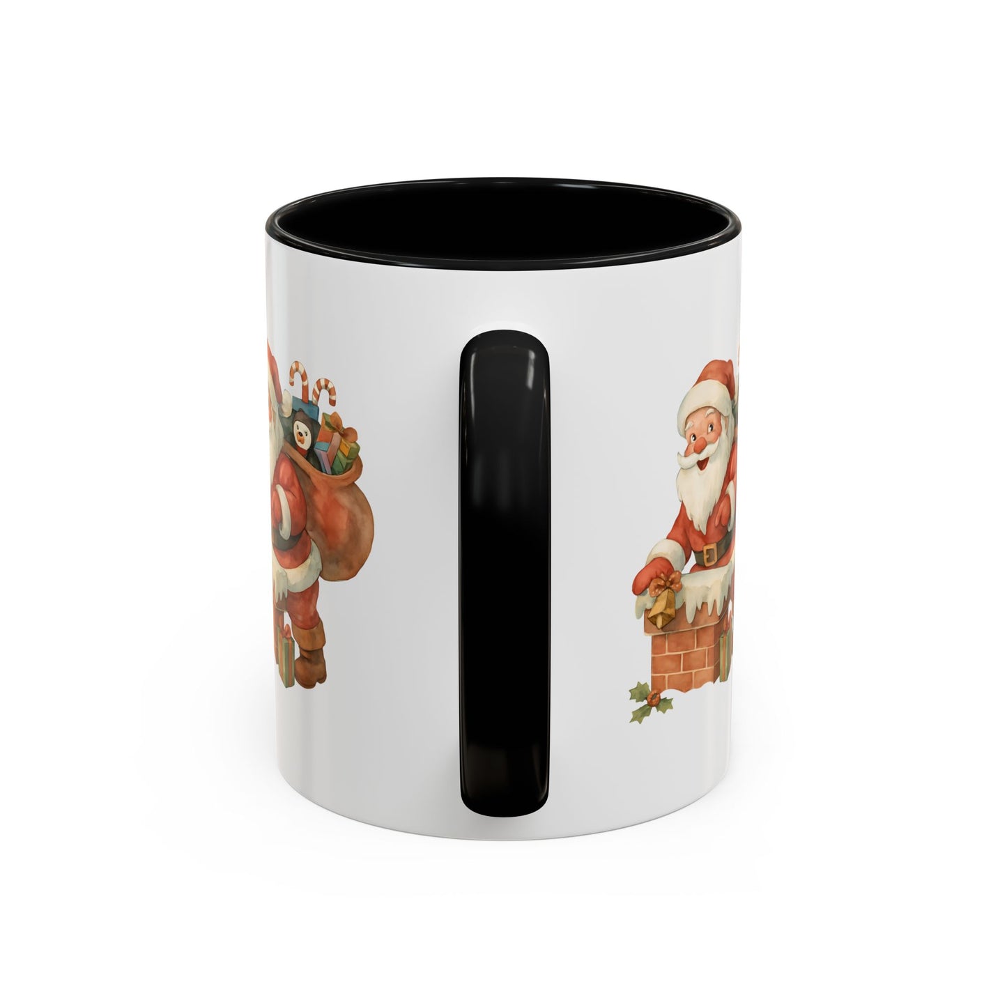 Festive Santa Coffee Mug, Holiday Gift, Christmas Decorations, Cozy Kitchen, Unique Mug, Santa-Themed Drinkware