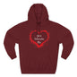 Heart Splash Hoodie — "Love Tolerate Me" Graphic Pullover