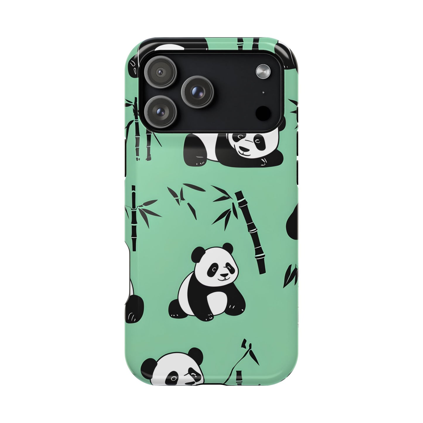 Panda Bamboo Magnetic Impact-Resistant Phone Case