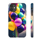 Colorful Balloon Tough Phone Case — Vibrant Party Balloons Protective Cover
