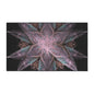Mandala Star Heavy-Duty Floor Mat — Abstract Pink & Teal Fractal Entrance Rug