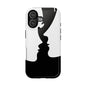 Phone Case — Black & White Optical Kiss Magnetic Impact-Resistant Case